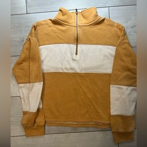 Yellow pink rosé sweater